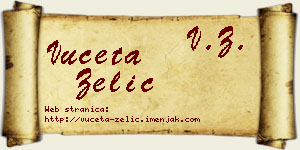 Vuceta Zelić vizit kartica